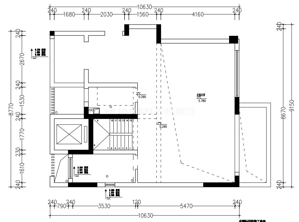 二楼原始结构图